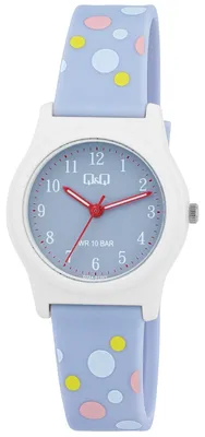 Productafbeelding van Q&Q Kinderhorloge, met siliconen band, waterdicht tot 10 ATM, vrolijk design