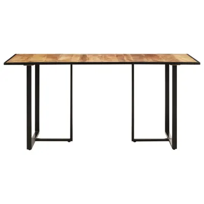 Image de Table de salle à manger 200 cm Bois de mangue rugueux