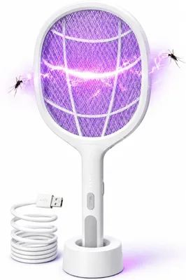 Produktbild von Elektrische Fliegenvernichter – Effektiver Insekten- und Mückenfänger mit USB-Ladeanschluss