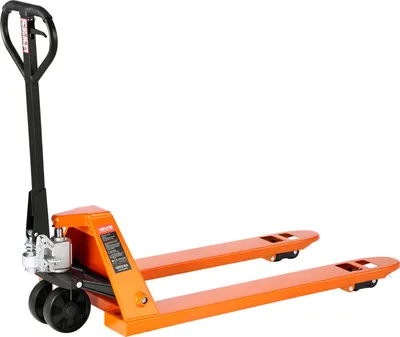 Obrázok produktu pre VEVOR paletový vozík, nosnosť 3 T, ručný paletový vozík s vidlicami 1220 x 685 mm, paletový vozík s výškou zdvihu vidlíc 8,5-18 cm, paletový vozík pre továrne, sklady, supermarkety a nakladanie nákladných vozidiel