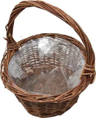 Produktbild von Korb -Narno- Rattan 35x34cm braun