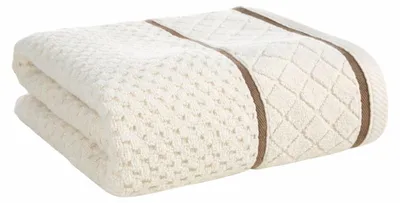 Immagine prodotto di EUROFIRANY | Telo da bagno - Telo da doccia - Asciugamano - ecru - 30 x 50 cm - in cotone - Asciugamano per ospiti - Bagno