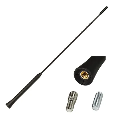 Produktbild von Autoradio Kurzstab Ersatzstab Antennenstab kurz 41cm M5 M6 kompatibel mit VW Golf 4 5 6 7 Polo Passat UP Opel Astra Corsa Audi Dacia Hyundai Toyota Yaris Renault Clio Twingo uva