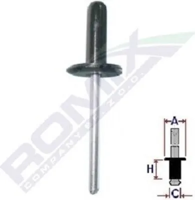 Produktbild von 10x ROMIX 55107Z Blindniet Stoßfänger