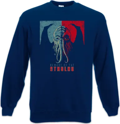 Produktbild von Urban Backwoods Of Cthulhu, Sweatshirt, Farbe: Navy, Größe: XL