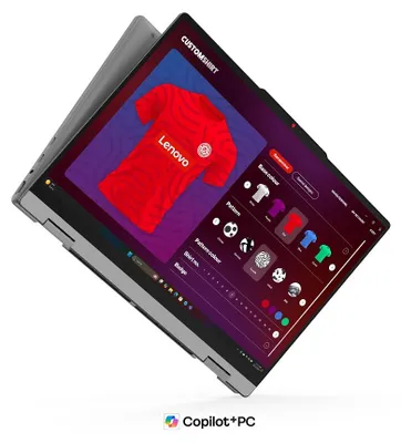 Produktbild von Lenovo IdeaPad 5 2-in-1 14Q8Y11 Copilot+ PC, Snapdragon, 35,6 cm (14"), 1920 x 1200 Pixel, 16 GB, 1 TB, Windows 11 Home