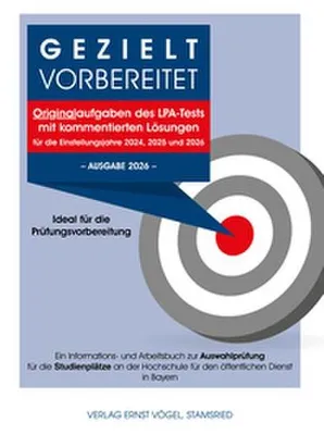 Produktbild von Gezielt vorbereitet - Originalaufgaben des LPA-Tests mit kommentierten Lösungen - Ideal für die Prüfungsvorbereitung