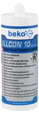 Produktbild von beko Allcon 10 Konstruktionskleber, MDI-haltig, beige, 150 ml