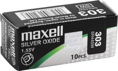 Produktbild von MAXELL Knopfzellen, 0% Quecksilber, VE 10 Stk 301 - 399