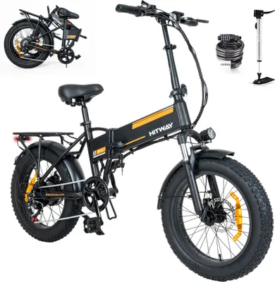 Produktbild von HITWAY BK10 E-Bike 20"x4,0 Fat Tire, faltbares Klappfahrrad, 250W Motor, 36V/12Ah