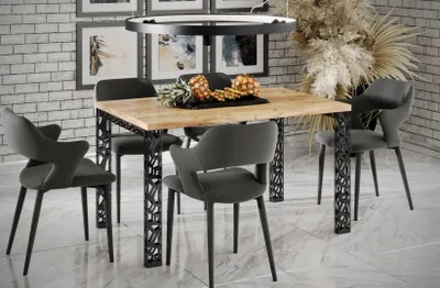 Zdjęcie produktu dla Stół rozkładany MATIO 80(170)x80 dąb złoty craft