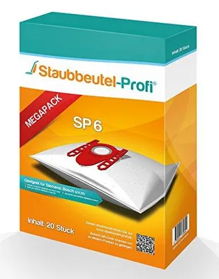 Produktbild von 20 Staubsaugerbeutel geeignet für Siemens VS06B1110 VS06B113 synchropower von Staubbeutel-Profi® kompatibel mit Swirl S62 / S67 / S68 / S73 / Y94
