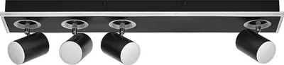 Zdjęcie produktu dla LEDVANCE DECOR SPOT MARS, 58,5W, 1800lm, czarny, reflektor, regulowane głowice, wszechstronny, reflektor wewnętrzny, ciepła biała barwa światła, wysokiej jakości optyka, łatwy montaż