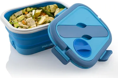 Image de Macom Space Lunch To Go 0,8 L Bleu, Blanc Adulte 35 W