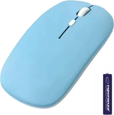 Zdjęcie produktu dla Mysz Myszka Bezprzewodowa Bluetooth Cicha Tablet Smart Tv Laptop