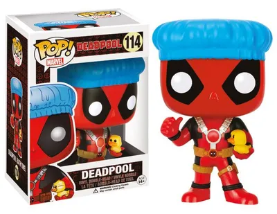 Produktbild von Funko POP! Marvel - Deadpool Shower Cap and Ducky #7491