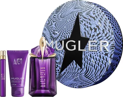 Produktbild von Thierry Mugler Alien Set Eau de Parfum, 60 ml + Körperlotion, 50 ml + Eau de Parfum Miniatur, 10 ml