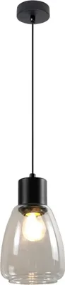 Produktbild von Schwarze Pendelleuchte, transparenter Glasschirm, MOLDO 1xE27 40W CA31-35066 Candellux