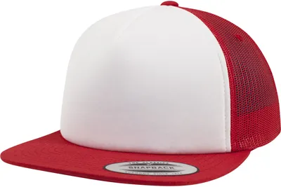 Zdjęcie produktu dla Yupoong Foam Trucker Cap Uni rot/weiß