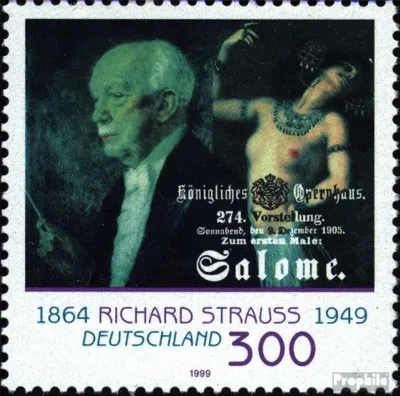 Produktbild von Briefmarken BRD (BR.Deutschland) 1999 Mi 2076 (kompl.Ausg.) gestempelt R. Strauss