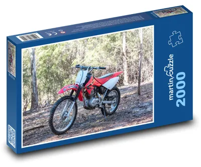 Obrázok produktu pre Puzzle 2000 Červená Terená Motorka - martinpuzzle