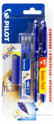Produktbild von PILOT FRIXION BALL Radierbarer Kugelschreiber Set blau