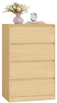 Produktbild von VASAGLE Kommode mit 4 Schubladen, Kommodenschrank, Schubladenschrank, Wäschekomm