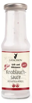 SOS CZOSNKOWY BEZGLUTENOWY BIO 210 ml - SANCHON
