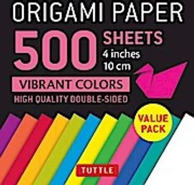 Obrázok produktu pre Origami Paper 500 sheets Vibrant Colors 4 (10 cm)