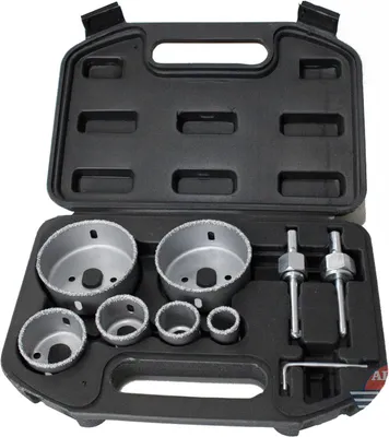 Produktbild von Bohrkrone Set für Stein und Keramik, 9-teilig