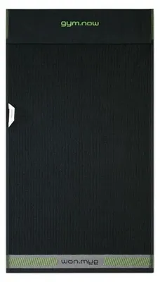 Image de Serviette de sport à séchage rapide 50 x 90 cm, noire