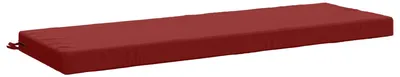 Produktbild von Bankkissen SOEST 100 % Polyester Weinrot 140 x 50 x 8 cm
