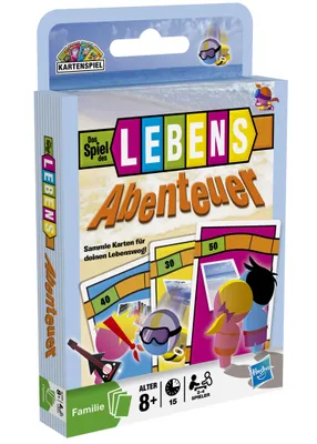 Produktbild von Hasbro Spiel des Lebens Kartenspiel 2 - 5 Spieler, ab 8 Jahren (09048100)