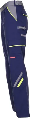 Produktbild von Planam Bundhose Visline, Gr. 27 marine/gelb/zink