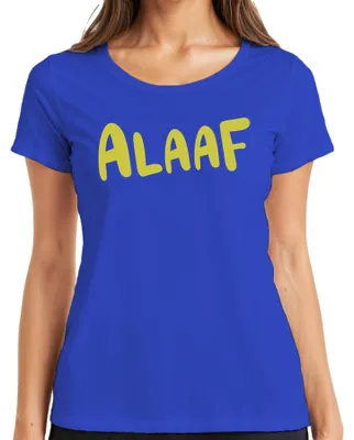 Productafbeelding van ALAAF Karneval Keulen, grappig T-shirt voor dames, blauw, maat S, voor carnaval, "Jeck", "Fastelovend", "Fasching"