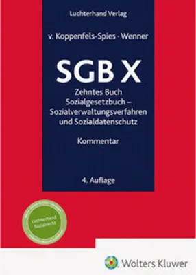 Produktbild von SGB X - Kommentar