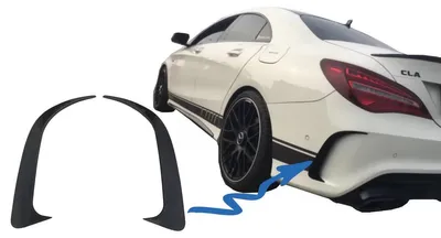 Imagen del producto de Deflector trasero lateral para Mercedes CLA W117 C117 X117, modelo 13-18, con aspecto A45.