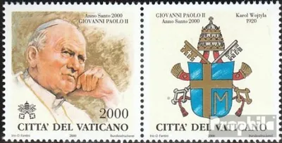 Produktbild von Briefmarken Vatikanstadt 2000 Mi 1336 (kompl.Ausg.) postfrisch Papst Johannes Paul II.