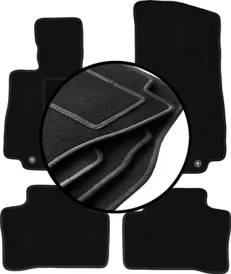 Image de tapis de sol en velours pour Mercedes GLC X253 (2015-)