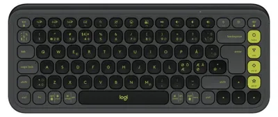 Immagine prodotto di Tasti POP ICON di Logitech, mini, senza fili, Bluetooth, interruttore di scorrimento, QWERTY, grafite