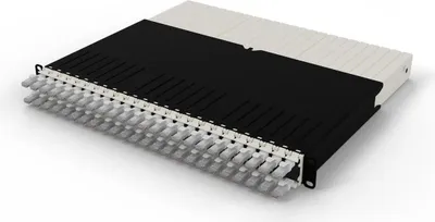 Produktbild von PATCHBOX .one / 8RU / UTP / White, 0,8 m, Cat6a, U/UTP (UTP), RJ-45, RJ-45, Weiß