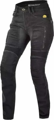 Produktbild von Trilobite Parado Slim Damen Motorradjeans, schwarz, 26/32