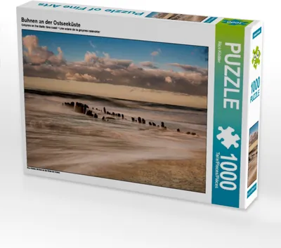Produktbild von Calvendo Buhnen an der Ostseeküste 1000 Teile Puzzle quer 640x480mm, Ködder Rico; 7297131