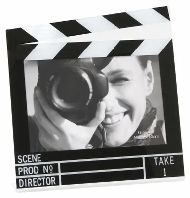 Bilderrahmen Filmpatrone 10x15 cm horizontal schwarz