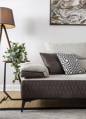 Obrázek produktu pro třímístný moderní gaučový nábytek Šedé gauče Klasické pohovky Látkový textil