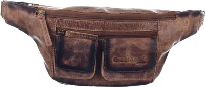 Produktbild von GreenLand Nature Leder Gürteltasche Umhängetasche MASCU & LINE Belt Bag Brown braun