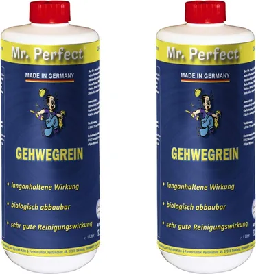 Produktbild von Mr. Perfect Gehwegrein Wegereiniger 2x1L Pflastersteinreiniger Hofreiniger