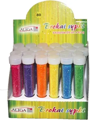 Obrázek produktu pro Sypký brokát, 24 ks, 5 g | WMT-301