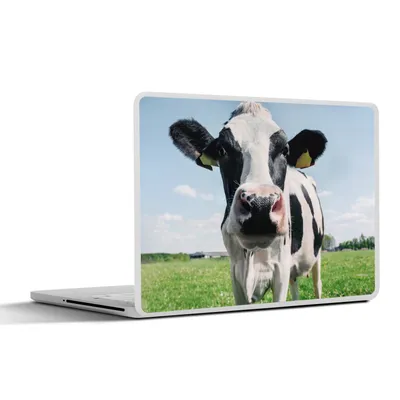 Produktbild von MuchoWow® Laptop Aufkleber Sticker Cover Kuh - Wiese - Natur - Tiere - Gras 32.5x23.5 cm - Sticker für Laptop - Selbstklebend