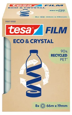 Zdjęcie produktu dla tesa Klebefilm eco&cristal 59047-00000-00 66x19mm 8St